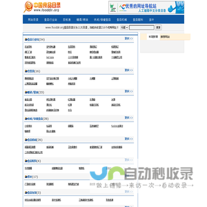 食品目录,中文分类网址导航